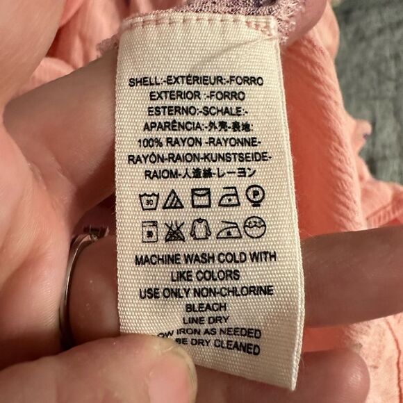 Free People Tree Swing Tunic Dress Size M Pink Purple Medallion Rayon Sleeveless - Picture 7 of 9